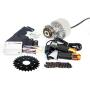 L-faster 24V36V 450W Bike Conversion Kit for Disc Brake Rotor Left Side Mounting Bicycle Motor Kit with Thumb Throttle