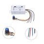 DC Motor Speed Controller, 9-60V DC 20A High Power PWM DC Motor Speed Regulator Stepless Variable Speed Regulator Switch Board with Button Switch and Metal Shell Product Name