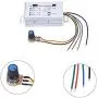Tangxi PWM DC Motor Speed Controller 9-60V 20A 1200W 25KHz Control Switch Motor Speed Regulator 9V 12V 24V 48V 60V for DC Electric Fan