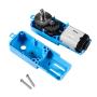 6PCS TT Gear Motor 1 : 90 Mini DC 6V Gear TT Motor with Metal Gears for Robot Smart Car DIY RC Toys Electric Motor Gearbox Blue