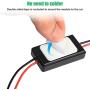 4PCS Upgraded Brake Light Flasher Controller, 12V-85V Flash Strobe Controller Flasher Module for Most Brake Lights Including LED Clusters Cars Motorcycles Electric Bicycles and Other LED Lights