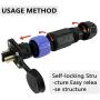 Trolling Motor Plug Receptacle Set,Waterproof Marine Boat DC Power Connector,Waterproof Connector for Motor,Plug for Trolling Motor/ Down Rigger/Fishing Reel,12/24/36/48 Volt Marine Plug