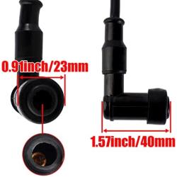 YOFMOO CDI Ignition Magneto Coil Spark Plug fits 49cc 50cc 60cc 66cc 70cc 80cc 2-stroke Engine Motorized Bicycle Bike