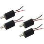 Mini Vibration Motor, SDTC Tech 6mm x 12mm DC Coreless Brushed Motors 3V 85mA 12000rpm Vibrating Micro-Motor - 4 Pack