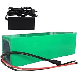 Jieoto 36V 10000mAh 10S 4P Electric Bicycles Battery Pack 10AH Lithium Battery Pack for 750W 500W 350W 250W 200W Motors for Electric Scooters Electric Tools with Charger
