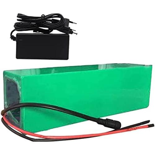 Wnicek 36V 10000mAh 10S 4P Electric Bicycles Battery Pack 10AH Lithium Battery Pack for 750W 500W 350W 250W 200W Motors for Electric Scooters Electric Tools with Charger