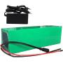 Wnicek 36V 10000mAh 10S 4P Electric Bicycles Battery Pack 10AH Lithium Battery Pack for 750W 500W 350W 250W 200W Motors for Electric Scooters Electric Tools with Charger
