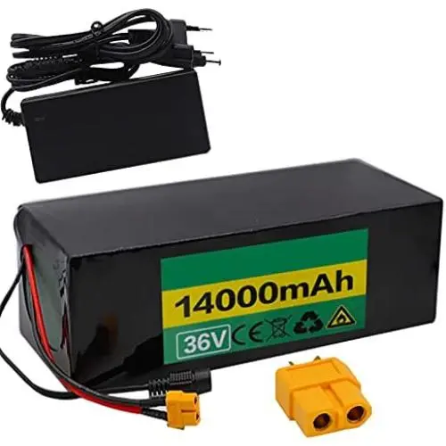 Pack de Batterie Lithium-ion 36V 14Ah 18650 pour Moteurs 200W-500W pour Vélo Électrique/Moped + BMS Pack de Batterie Lithium-ion 36V 14Ah 18650 pour Moteurs 200W-500W pour Vélo Électrique/Moped + BMS
