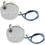 Jutagoss Synchronous Motor TYC-50 Single Flat Shaft Direction CW, 4 Watt AC 110V 5-6 RMP, 2 Pcs