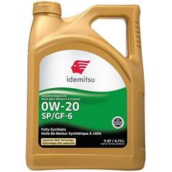 Idemitsu Full Synthetic 0W-20 Engine Oil SP/GF-6-5QT