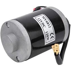 Brushed Motor, MY6812 12V 120W High Speed Small Brush Motor with Belt Pulley Electric Scooter E Bike Accessory