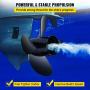 VEVOR Outboard Propeller, Replace for OEM 48-8M8026630, 4-Blade 10.3