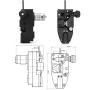 MIG Welder Wire Feeder, DC 24V 10W Soldering Wire Feeder Roll Wire Feed Motor for MIG MAG Welder Welding Machine