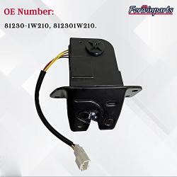 Forwinparts Trunk Lock Actuator Motor for 2011-2017 Kia Rio5 1.6L L4 81230-1W210 812301W210