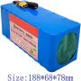WOGQX 36V 30Ah E-Bike Lithium Battery Pack 10S4P 18650 Li-ion Battery Built in BMS 500W Adjustable High Performance Motor for Electric Bicycle Scooter Electric Wheelchairs with Charger