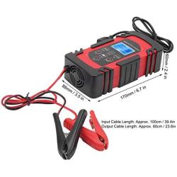 DC‑80 Smart Battery Charger , Renewable Energy Energy Controllers Overcharge Protection Maintainer for Car Motorcycle AC110‑220V[us plug]