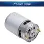Fielect 18V DC Motor 20500RPM Round Shaft High Torque Electric Motor for DIY Electric/Electronic Projects, Drills, Robots, RC Vehicals, Remote Controlled Cars/Robot, Saw Repair/Replacement Engine