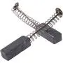 NIOOLIUK 15 Pcs Carbon Brushes with Wire Leads and Brush Springs Attached 19mm x 7 mm x 6 mm for Generic Electric Motor