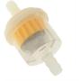 VizGiz 3 Pack Universal Gaso line Gas Petrol Inline Oil Tank Liquid 1/4 Inch 0.5MM 0.6MM Fuel Filter Filters for Kawasaki Kohler Briggs & Stratton Small Engine ATV Scooter Motorcycle Lawn mowers