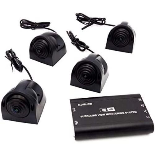 SZDALOS Bird View Camera System for RV/Motorhome/Camper with 4 HD Bus Cameras