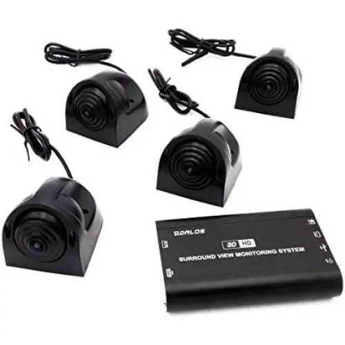 SZDALOS Bird View Camera System for RV/Motorhome/Camper with 4 HD Bus Cameras