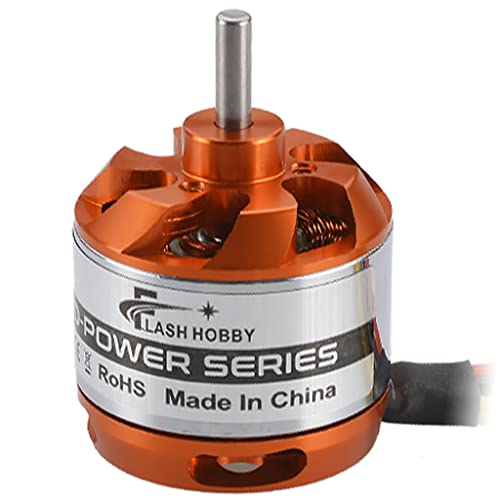 FLASH HOBBY D2826 2200KV Brushless Motor for RC Models FPV Multirotor Quadcopter (D2826, 2200KV)
