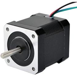 STEPPERONLINE Double Shaft Nema 17 Stepper Motor 1.68A 45Ncm Bipolar 4-wires 3D Pinter DIY CNC