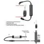 Fafeicy 12V DC Motor Linear Actuator Wireless Remote Control, DPDT Switch Forward Reverse 433.92MHz