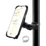 GUAIMI Motorcycle Phone Mount Holder with Camera Rack Cell Phone Holder Bracket Universal fits Rails 1