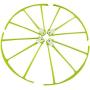 Upgraded Spare Parts Replacement for Syma X5UW X5UC RC Quadcopter Rc Helicopter Copter Toy Motor Main Blade Propellers Propeller Protectors Blades Frame Landing Skid with Screws Set (Green)