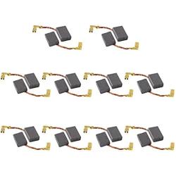 Bonsicoky 20Pcs Electric Carbon Brushes, Motor Brush Power Tool Replacement Part for Electric Drills, Polishers, Engravers (16mm x 11mm x 5mm)