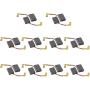 Bonsicoky 20Pcs Electric Carbon Brushes, Motor Brush Power Tool Replacement Part for Electric Drills, Polishers, Engravers (16mm x 11mm x 5mm)