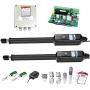 TOPENS AD8 Automatic Gate Opener Kit Heavy Duty Dual Gate Operator for Dual Swing Gates Up to 880 Pounds Gate Motor