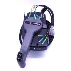 Boat Motor 703-48207-22-00 Side Mount Remote Control Throttle Shift Box for Yamaha Outboard Engine 10 Pins, Right Hand