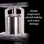 Royal-Kincool Corolla-2S Double 3.2 Gallon Bowl Refrigerated Juice Dispensers Beverage Dispenser Ice Tea Drink Machine Equipped with Thermostat Controller for Restaurant Hotel Party, 24L, Black, 120V