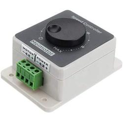 Stayhome 1pcs DC Motor Speed Controller 10-60V 20A Pulse Width Modulator PWM Speed Controller Waterproof Shell Motor Speed Regulator PWM