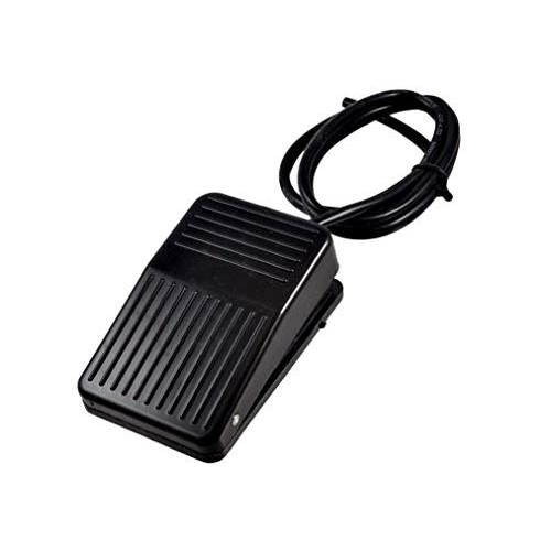 Pedal Switch,Momentary Foot Pedal Switch Black AC 250V 10A SPDT NO NC Foot Operated Pedal Controller for CNC Industrial with Anti-Skid Rubber Surface.