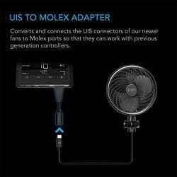 AC Infinity UIS to Molex Port Adapter Dongle, Conversion Cable Cord, Works with CLOUDRAY and CLOUDLINE LITE EC-Motor Fans