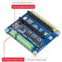 BFab DC Motor Driver Module for Raspberry Pi Pico, Driving up to 4X DC Motors Suitable for 2WD or 4WD Driving, I2C Control Interface 5V Regulator, up to 3A Output Current