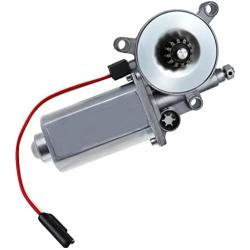 373566 RV Power Awning Motor, Compatible with solera Power Awnings, with Single 2-Way Connector, 12-Volt DC 75-RPM, Strong and Durable, Silver