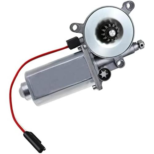 373566 RV Power Awning Motor, Compatible with solera Power Awnings, with Single 2-Way Connector, 12-Volt DC 75-RPM, Strong and Durable, Silver