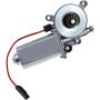 373566 RV Power Awning Motor, Compatible with solera Power Awnings, with Single 2-Way Connector, 12-Volt DC 75-RPM, Strong and Durable, Silver