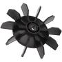 Plastic Air Compressor Fan Blade Replacement Direct‑on‑Line Motor Accessories 5.3in Outer Diameter 0.6in Shaft D Type