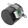 Micro Servo Motor with Rotary Encoder 100 Line Port, Dual Channel High Precision Control Metal Gear Motor, No-load Speed 12V-3100RPM 24V-6100RPM for RC Toy Remote Control(24V)