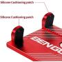 Kingsea Aluminium Bike Phone Mount Holder Motorcycle Phone Mount for Handlebar Accessories Compatible with iPhone 12 12 Pro Max 11, Galaxy and Other 4.7-6.8 Inches Cellphones - Red