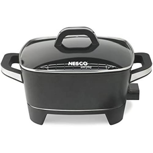 Nesco American Harvest ES-12 Electric Skillet, 12 Inch, Black