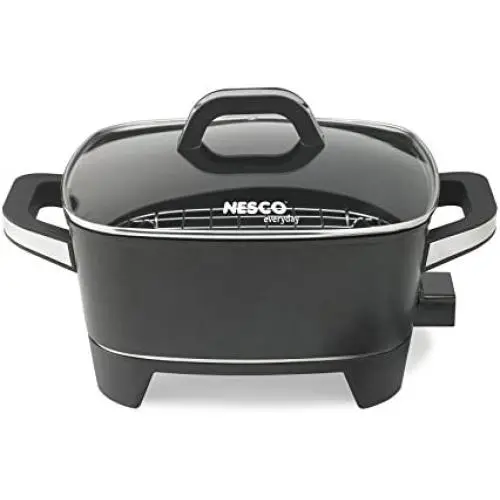 Nesco American Harvest ES-12 Electric Skillet, 12 Inch, Black