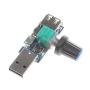 5V USB Fan Stepless Speed Controller Regulator with Switch Speed Module DC 4-12V to 2.5-8V 5W Motor Speed Regulator