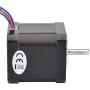 STEPPERONLINE Nema 17 Bipolar Stepper 0.9deg(400 steps/rev) 1.68A 44Ncm(62.3oz.in) Motor
