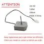 LOOP9 4681JB1029H Evaporator Fan Motor Replacement Part Compatible with LG Kenmore Refrigerator Replaces 4681JB1027H EAU61644102 4681JK1004D 4681JK1004A
